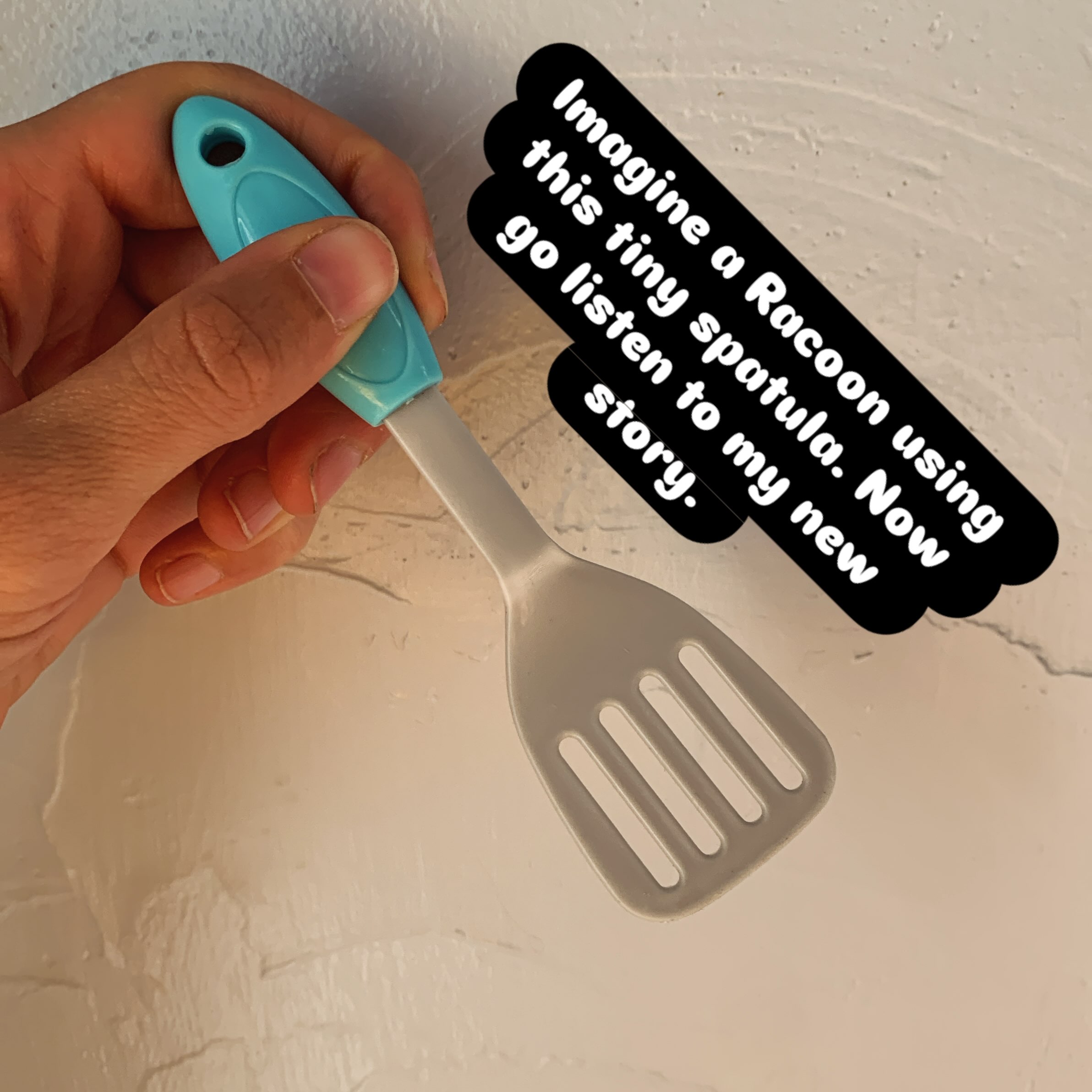 A tiny spatula, a new story